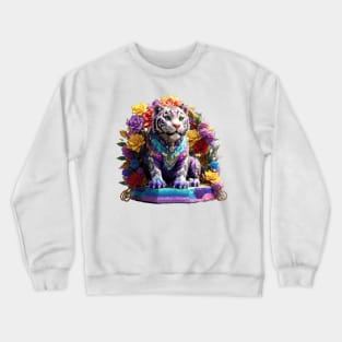 Rainbow Tiger Crewneck Sweatshirt